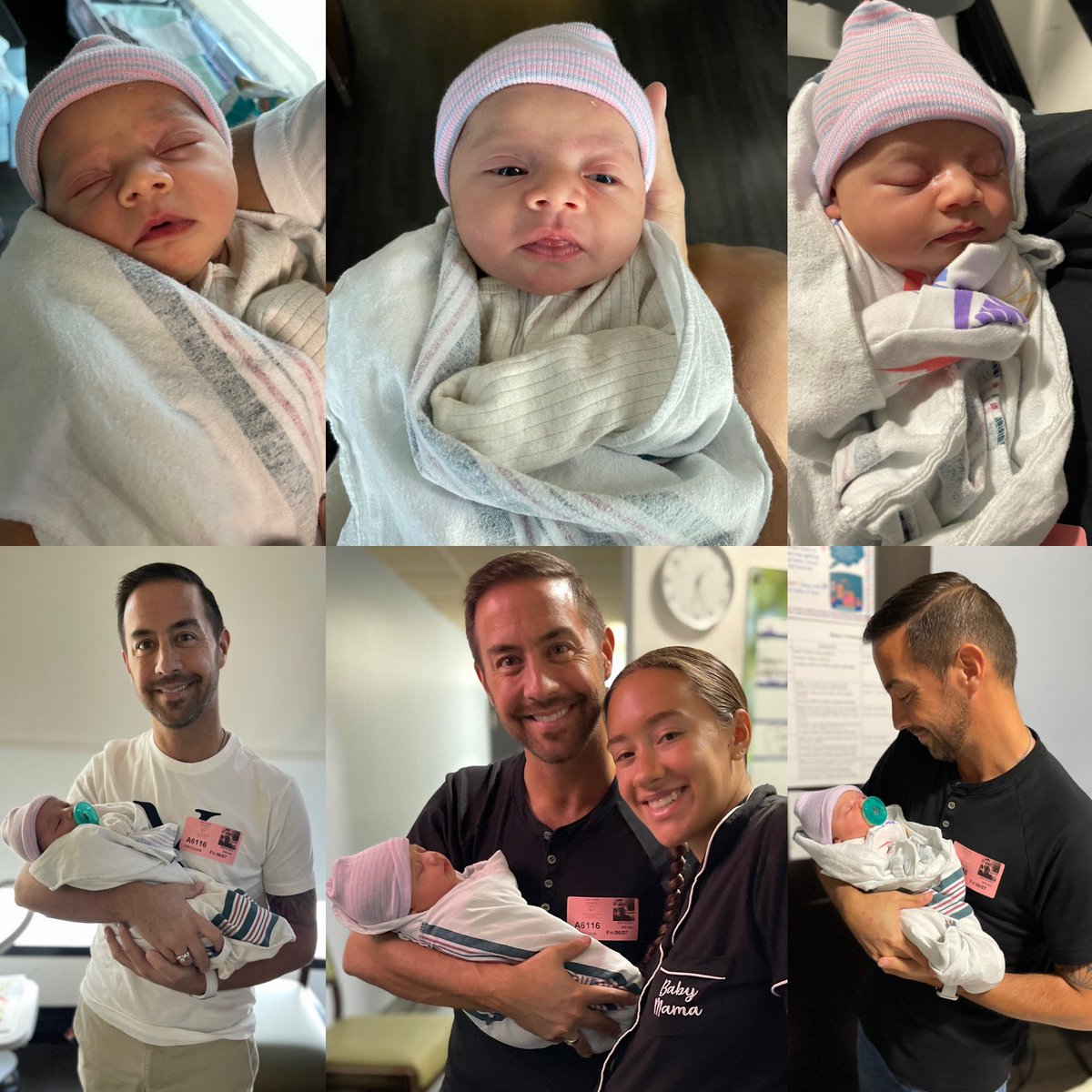 brunotony's tweet photo. For all of you who have been waiting for the news: Baby Kahlani was born on June 6, 2024 @ 6:47pm, 7 pounds 15 ounces, and 18 inches long.  Kyarra was amazing- I am so proud of her.  Mama and baby are both happy and healthy! https://t.co/eUDiFhXSLL