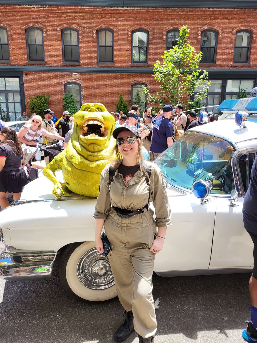LadyIonia's tweet photo. IMMERSION BREAK WARNING
Ghostbusters day and 40th anniversary shenanigans!
#Ghostbusters40 @Ghostbusters https://t.co/cYiaupbEgE
