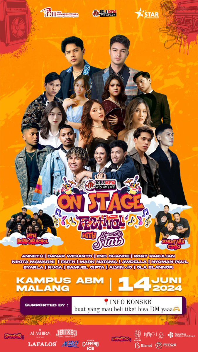 sella_______'s tweet photo. 📍INFO KONSER MALANG 14 JUNI
14 GS yang mau beli tiket bisa DM yaaaa #ronyparulian #nyomanpaul #anneth #danar #syarla #2ndchance #marknatama #alvinjo #olaelannor #faith #nuca #awdella #nikitamawarni #samuelcipta #infokonsermalang https://t.co/EWP1t9ZZ2d