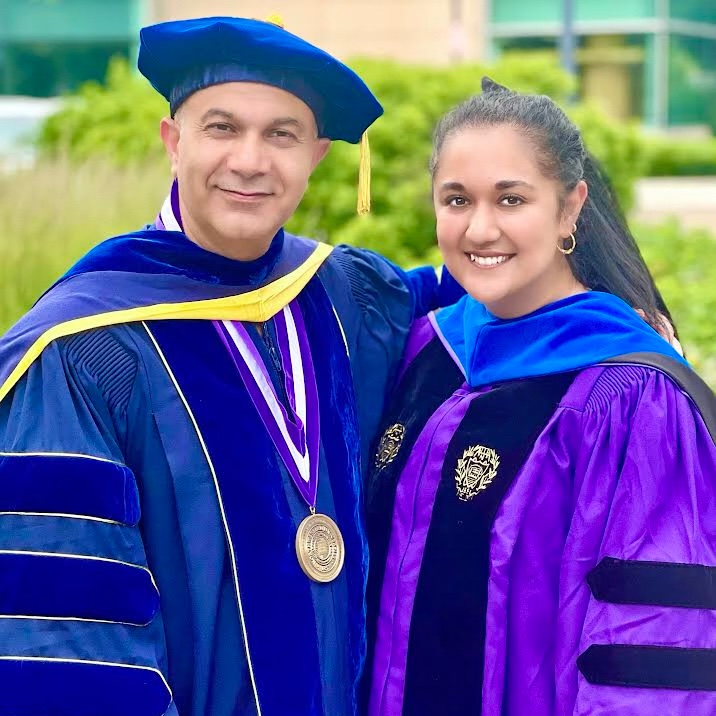 NUChemistry's tweet photo. Another highlight from this weekend's graduation celebrations: The @Farhomies had three outstanding PhD graduates hooded on Friday and an undergraduate who graduated with honors. 🎓🧪💜
#NU2024 #ChemPhD #Chemistry https://t.co/r6IokiAEWe