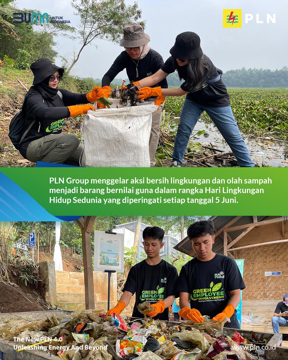 NulikAngelin's tweet photo. #GreenEmployeeInvolvement #EmployeeVolunteeringProgram #SampahBerkarya #SampahDaurUlang
#KinerjaPLNHattrick #PLNEcoRangers #PLNGerakCepat #PLNHUBIKN
#PLNSukseskanWWFBali #PakaiMolisMakinAsyik #PLNMobileProliga2024
#PLN #PLNUntukIndonesia #AcceleratingRenewableEnergy https://t.co/J6LpgwIyZa