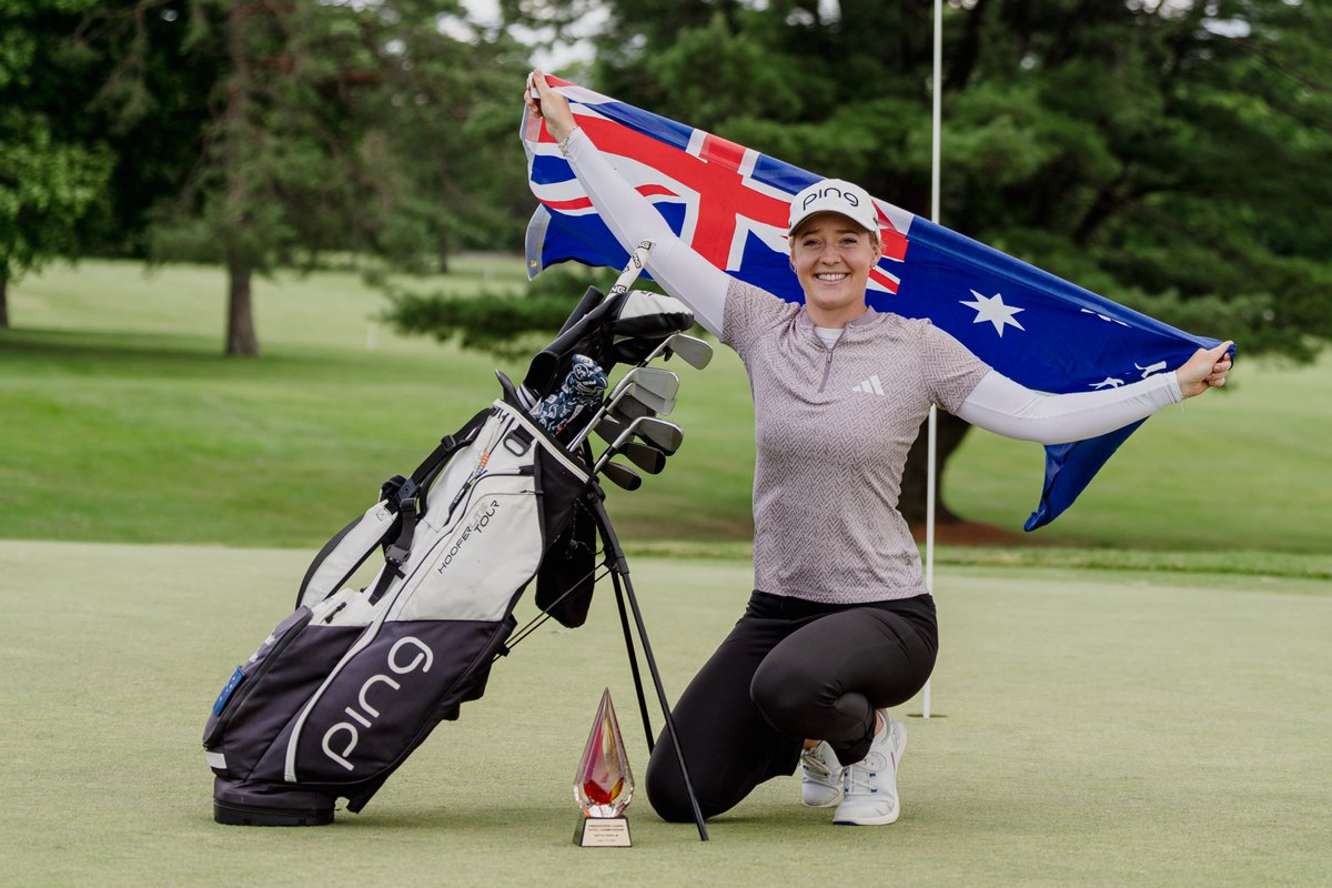 “It was really cool to do it here this week with Steph. I leaned on Steph so much today.”

With <a href="/stephna276/">Stephanie Na</a> on the bag, <a href="/CassiePorter02/">Cassie Porter</a> earned her breakthrough win on the <a href="/EpsonTour/">Epson Tour</a>, via <a href="/TonyWebeck/">Tony Webeck</a>.

Story: bit.ly/4eqxaDw