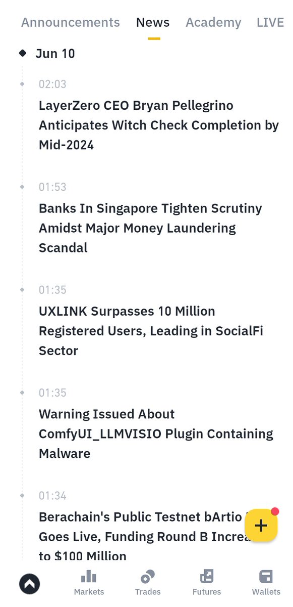 ama_krypto's tweet photo. Some of the crypto headlines making the rounds, #Cryptopanic #CoinGecko #Binance
#Amacrypto https://t.co/kk3mTPMVqh