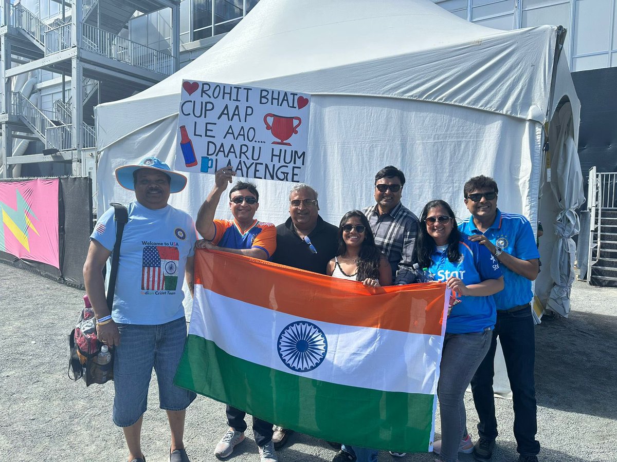 myhelpingangels's tweet photo. "An unforgettable experience at the T-20 World Cup match between India and Pakistan at the Nassau Coliseum stadium in New York! Congratulations to Team India on their impressive win! The excitement and energy in the stadium were a testament to the power of sports to unite and inspire us.