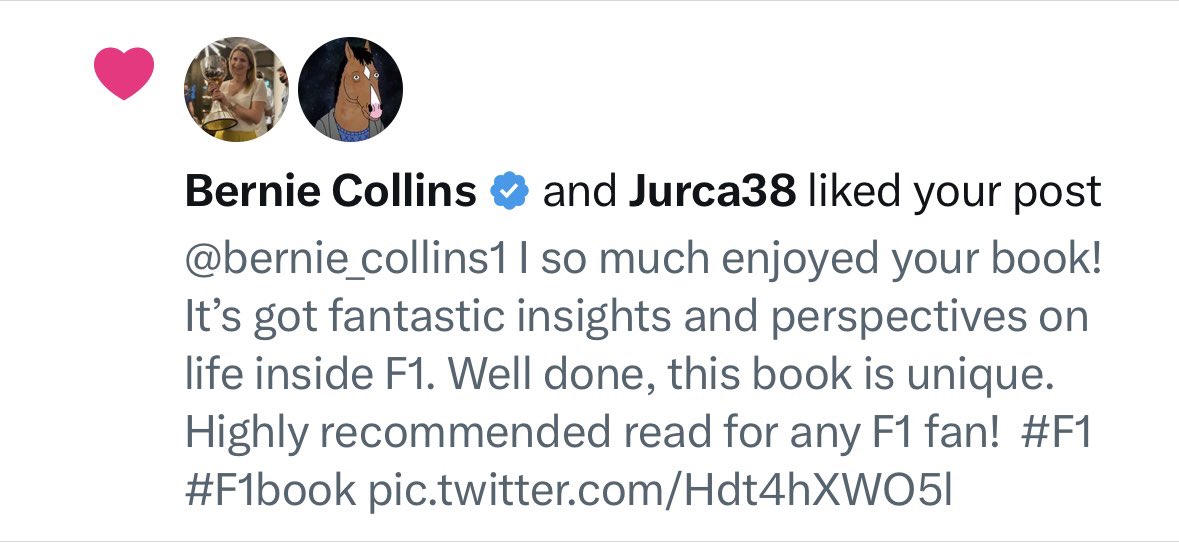 F1Podcast's tweet photo. ❤️ 😬 #F1 #F1book https://t.co/gsFcUghM8t