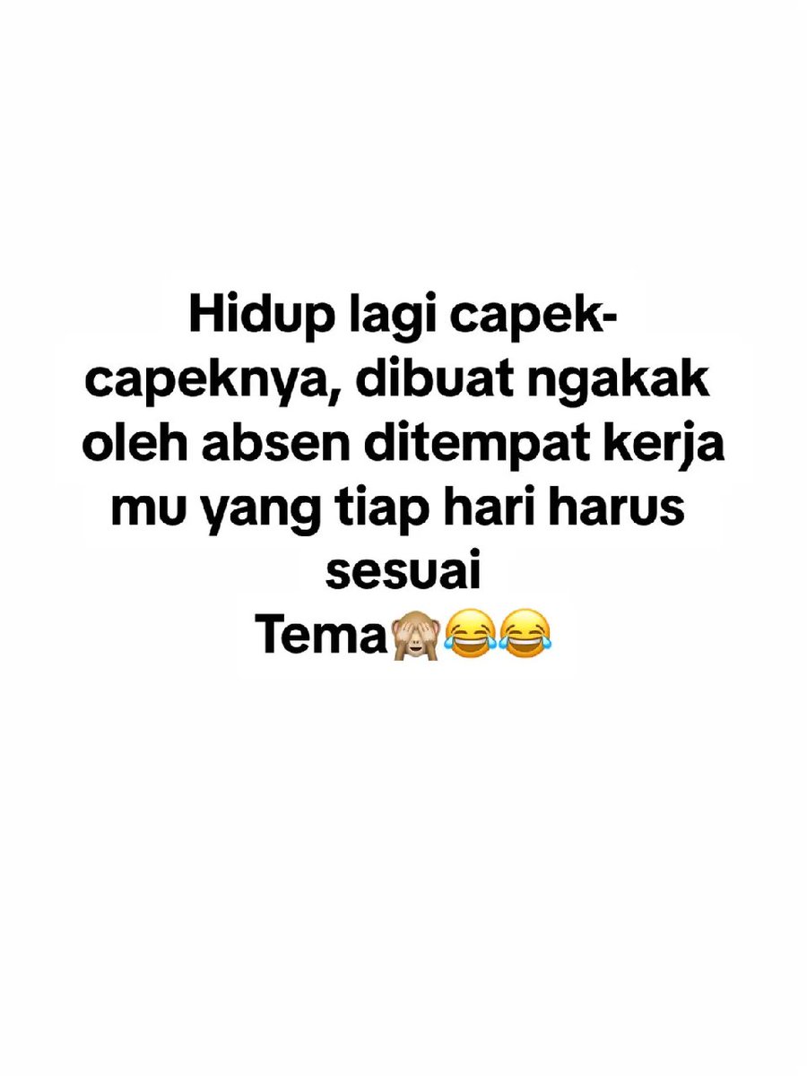 Ngakak banget sih liatin absen mereka yg random bgt.
Kreatif ni bosnyaa biar pada gak bisa bohong ya🤣🤣