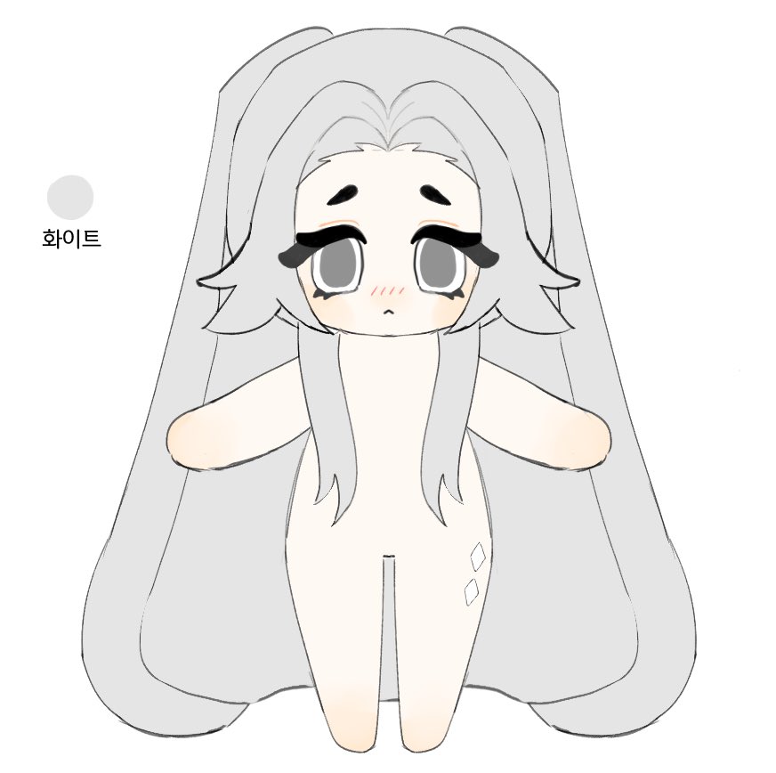 #솜합작_도안
유고님이랑 맞춘 흰토끼 도안이에요 거대한 귀 만들 생각에 싱글벙글~