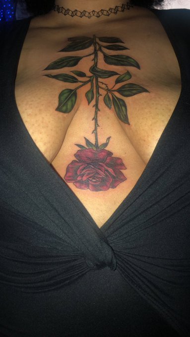 New Tattoo! 🌹&hearts;️ https://t.co/ZoPgQvqLkr