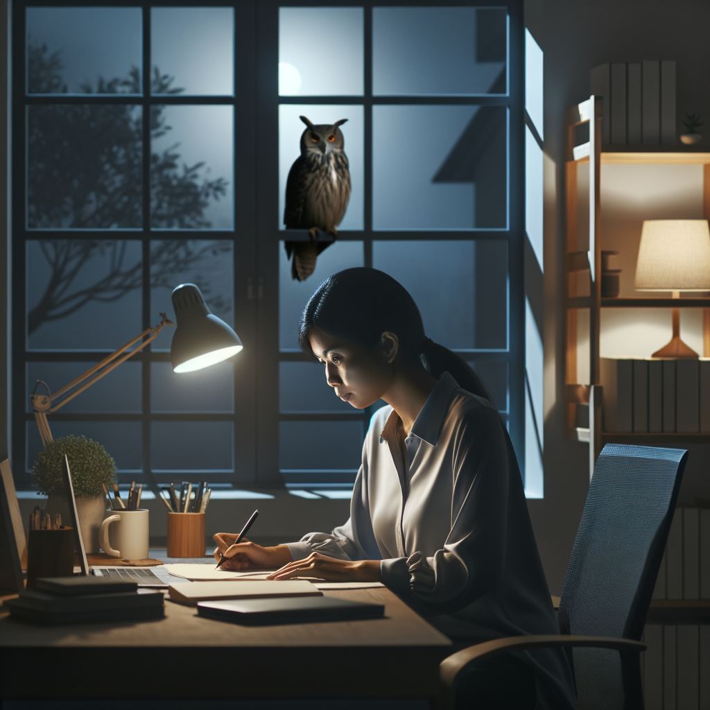 MyCreativeOwls's tweet photo. "Staying positive and creative tonight? Surround yourself with inspiration, take breaks to relax, and remember to focus on what truly matters. Embrace your creativity and let your imagination run wild. #PositiveVibes #CreativityFlowing" https://t.co/gY7GZk4pAq