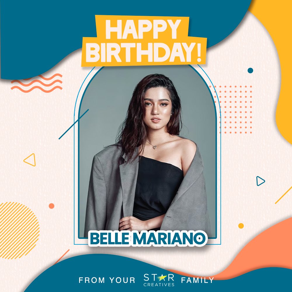 StarCreativesTV's tweet photo. Happy Birthday to our Belle Mariano (@bellemariano02)! Your talent lights up the screen and inspires us all. Wishing you a day filled with joy, laughter, and all the success you deserve!

Your Star Creatives family is always proud!✨ https://t.co/tlcOn26eLH