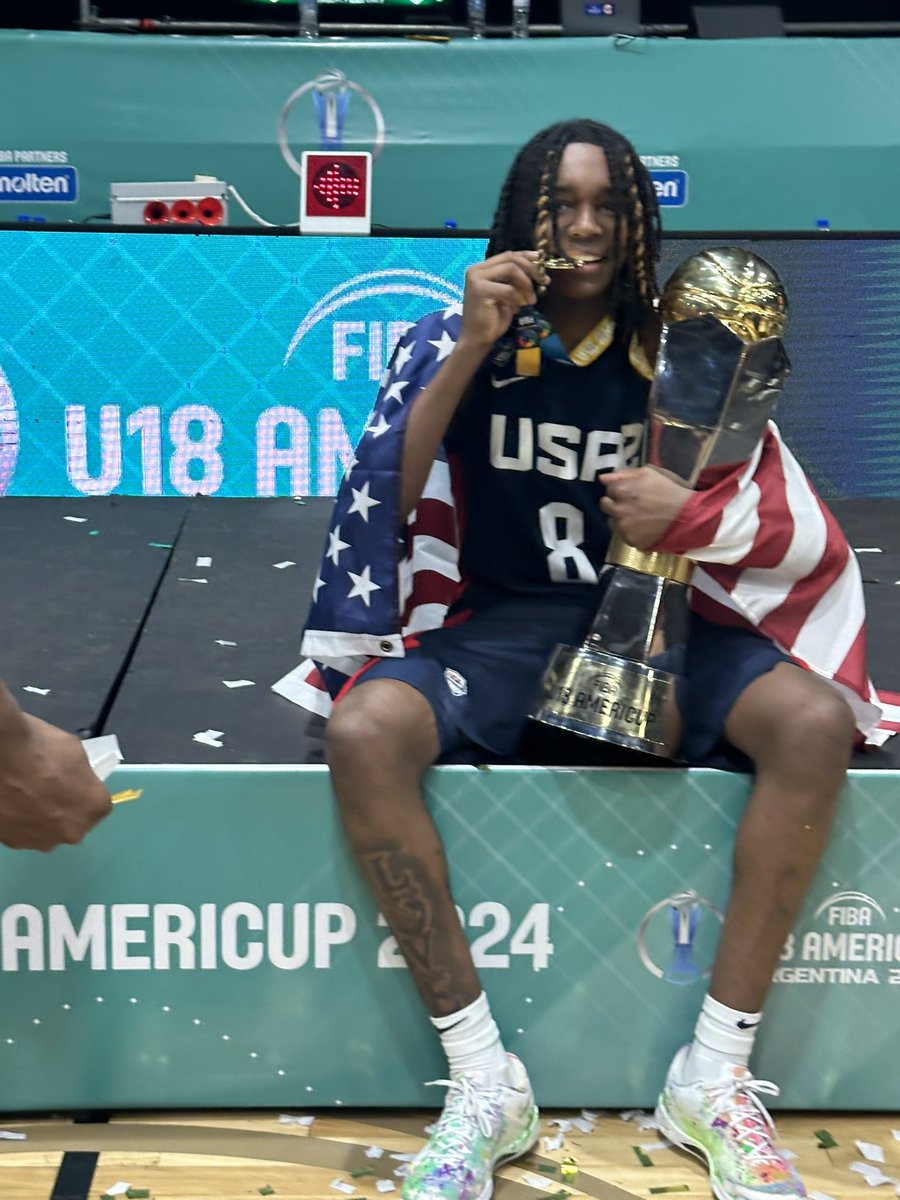 Congratulations to <a href="/BruhJasperJ/">Jasper Johnson</a> and team USA on the gold medal finish. Thanks to his dad Dennis for the great photo.