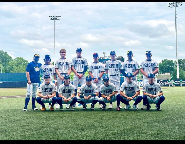 mclaygregory405's tweet photo. Good weekend for Risin 2025 Gelnar at the ORU Invitational this weekend 4-0 to win the Championship. @samg_14 had 2 Saves and only 1 earned run!
#raiseyourgame #risin https://t.co/tvPNALzh1K