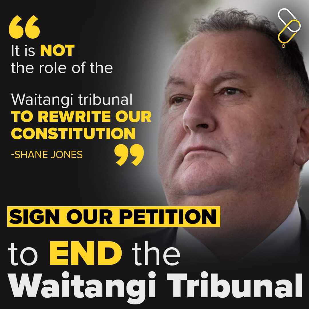 johnnysundari's tweet photo. @TheZeitgeistNZ @hobsons_pledge
The Waitangi Tribunal does not stay in its lane.
Sign the petition to shut it down: https://t.co/jD6dxpTg7A
.
#WaitangiTribunal #newzealand https://t.co/jZZzEOmfX9