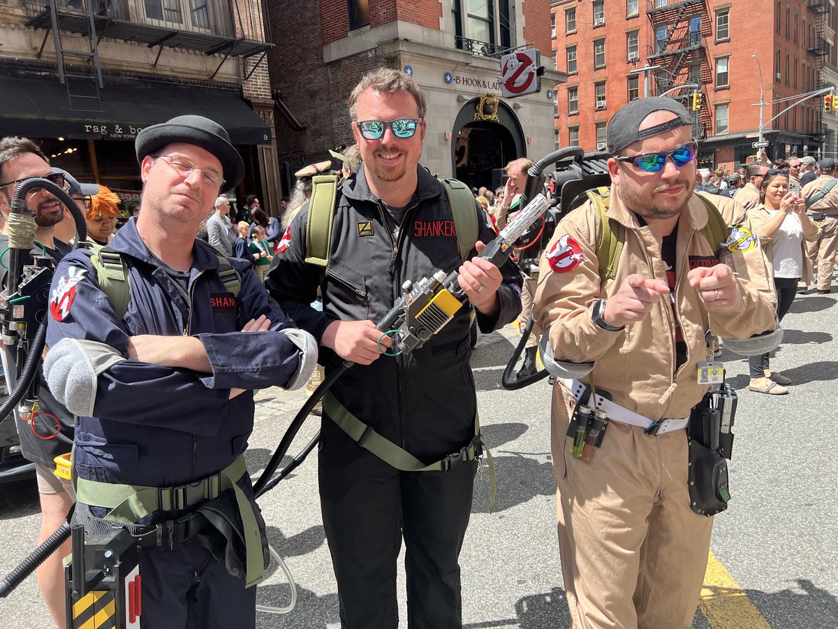 MrBernstein2's tweet photo. CMS Ghostbusters Professional Development Day, 6/8/24, at Ghostbusters HQ in NYC! Keeping Colonia Middle ghost free since 1984! @ColoniaMiddle @MrsDavisonNau @cmsMAC110 @cmspatriotpost @J_Massimino @ColoniaMSPTO #Ghostbusters40 https://t.co/6R5zlcaBeM