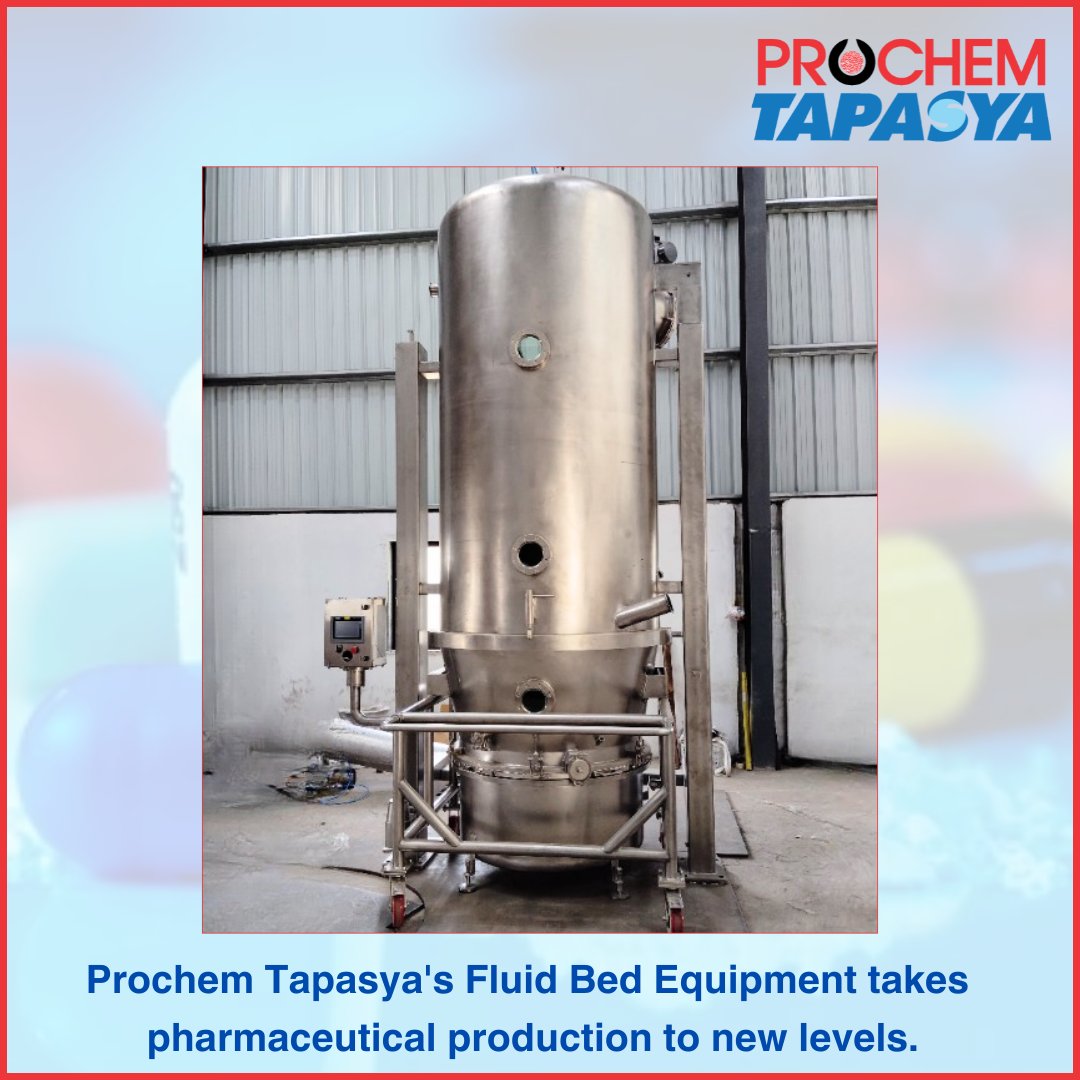 TapasyaIndia's tweet photo. Exciting news! 

we are thrilled to announce the dispatch of our state-of-the-art Fluid Bed Equipment for the pharmaceutical industry. With capacities of 300 liters and 600 liters, we are ready to deliver top-notch solutions to meet your production needs. https://t.co/UtPp0Ikx90