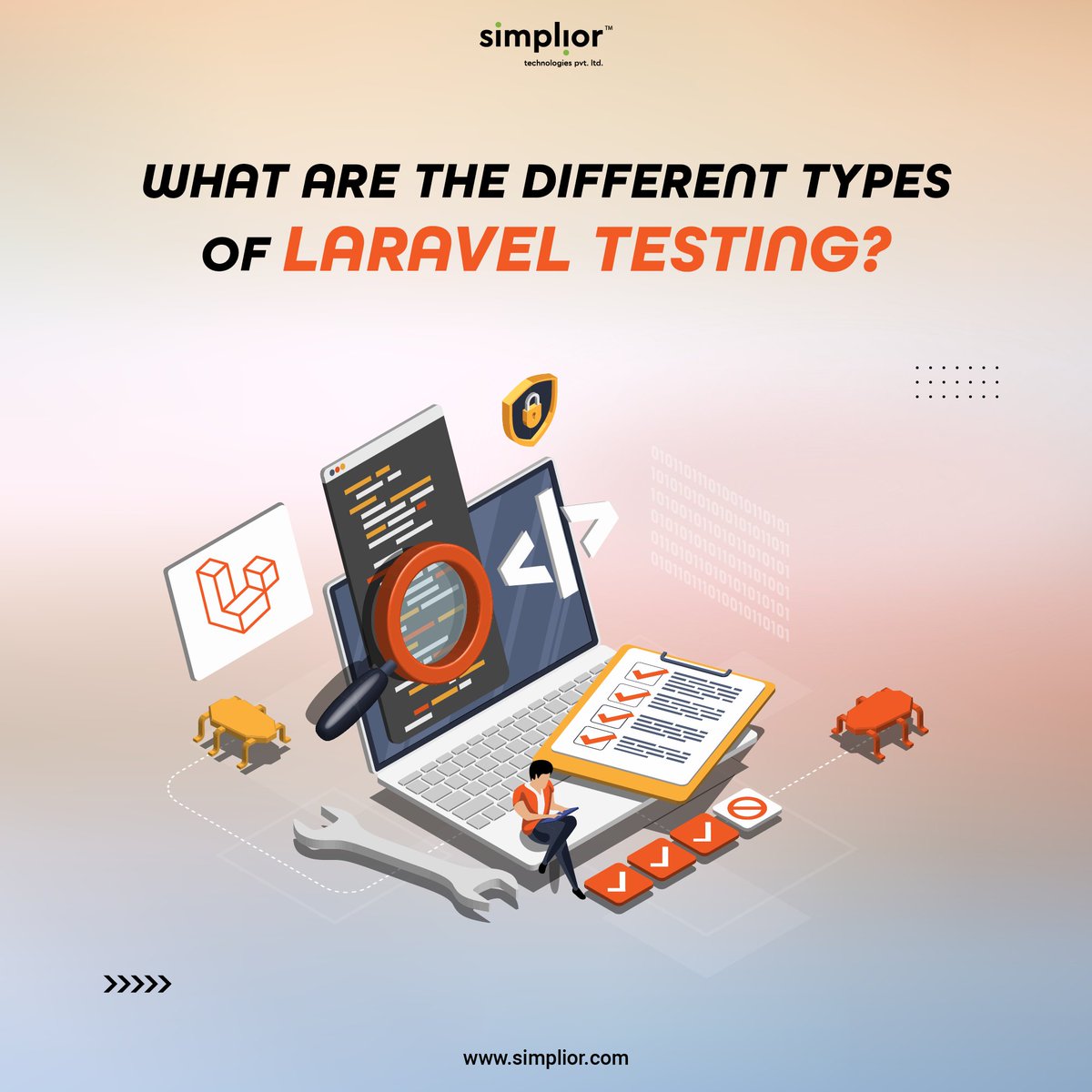 SimpliorLtd's tweet image. Get ready to level up your Laravel testing skills 🚀
Discover the different types of testing you can do:
#Laravel #LaravelTesting #Simplior
