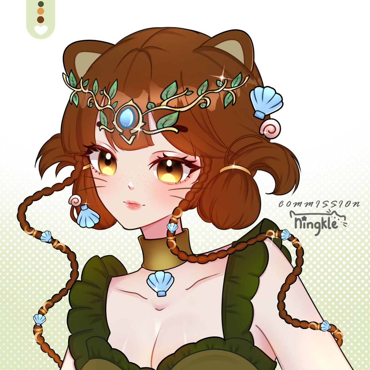 NingkleArts's tweet photo. Icon commission for @/sherrieblossom_ 💚
Thank you so much for trusting! ⸜(。˃ ᵕ ˂ )⸝♡
#Commissionart #Iconcomission https://t.co/MEcF2rRTVE