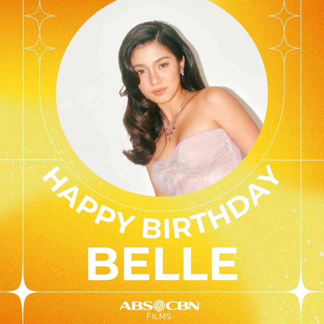 StarCinema's tweet photo. Happiest birthday to the amazing, @bellemariano02 ! Wishing you more blessings in the best times ahead! 💜🧡 https://t.co/3z35zNjcic