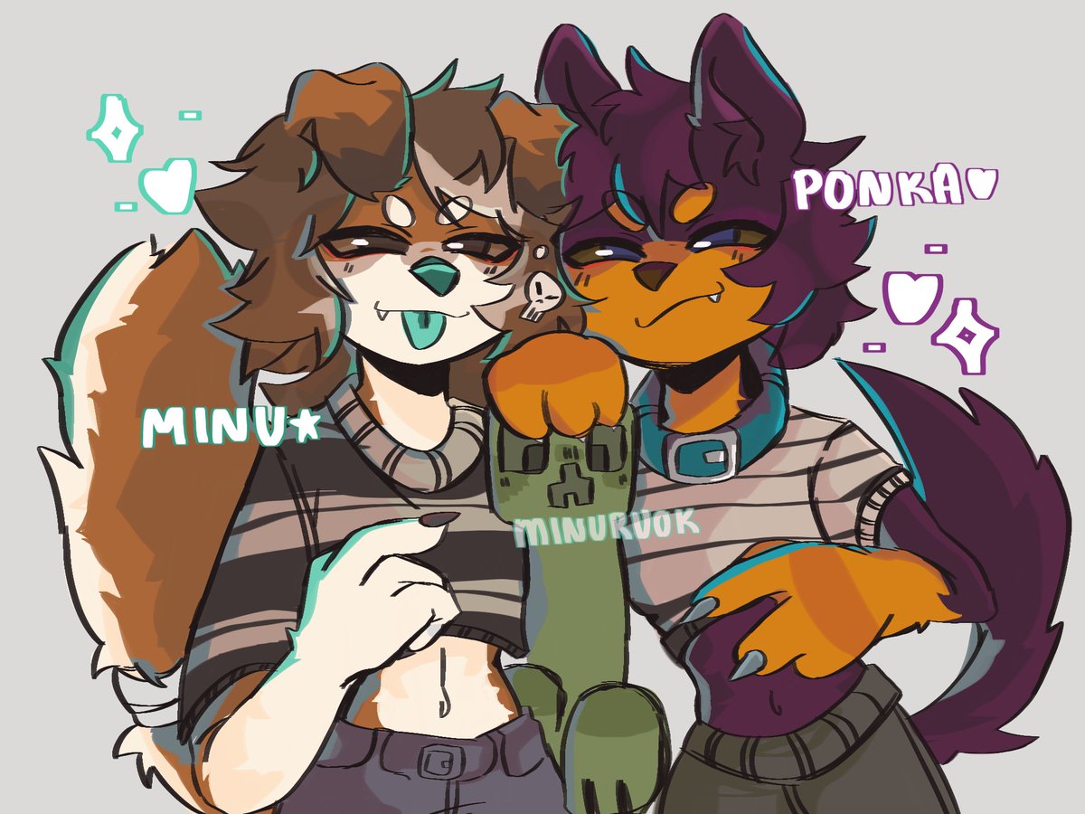 minuruok's tweet photo. #PortfolioDay Hi! My name is minu!, I would like to show you my portfolio, or at least a small sample of my work!!
I am a beginner furry artist, nsfw, I work in digital as well as traditional, do not hesitate to follow me if you like my work. U⁠^⁠ｪ⁠^⁠U WOOF WOOF!! https://t.co/EQgDrxFhNQ