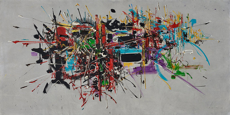 NathanFrancis__'s tweet photo. "Henceforth in the history of shapes as in the history of the world, the sign precedes its meaning".
🎨 #GeorgesMathieu, French painter and academic, passed away #OTD 10 June 2012. #Art #Painting #AbstractArt https://t.co/05ffU5ITmc