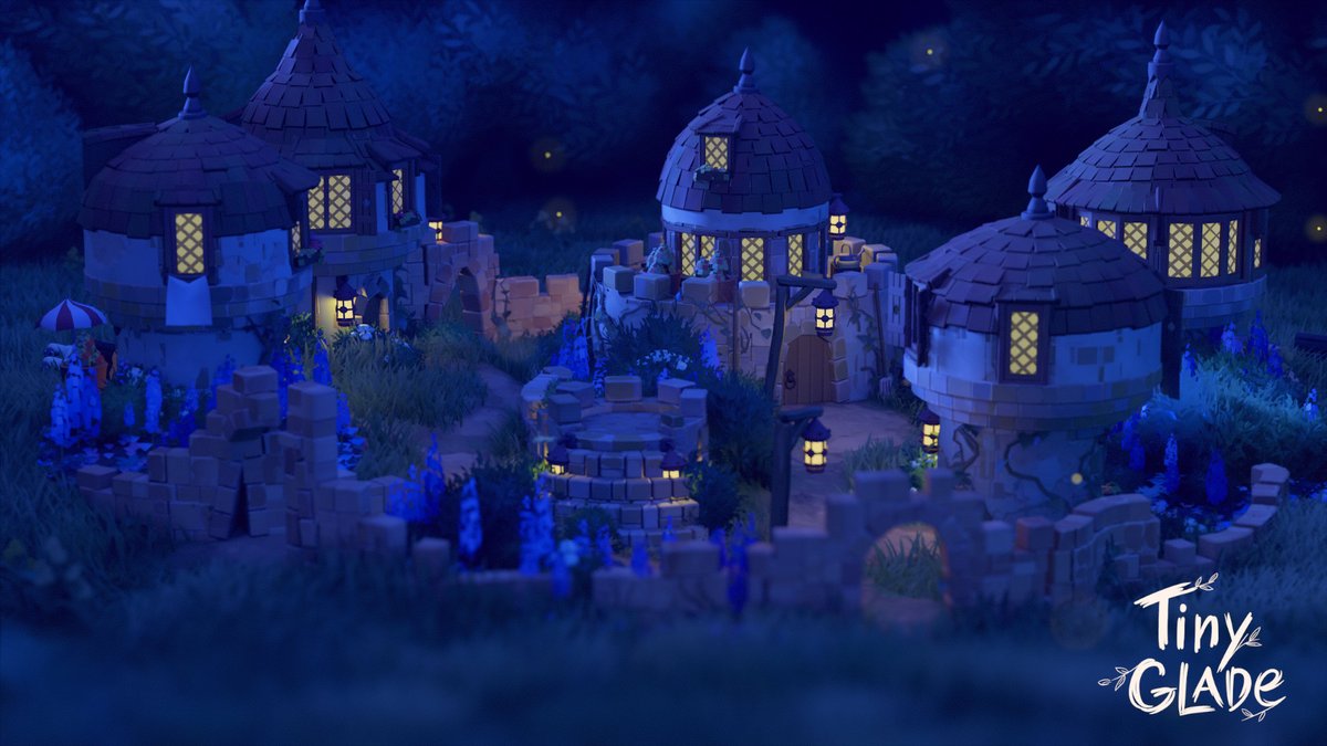 NevinStoltz's tweet photo. What better to build in a #TinyGlade than a tiny village!
Can't wait to have the full game and more space to build a whole small town in this style!!
#IndieGames #Sandbox #ZenGaming #Fantasy https://t.co/PE5NmkEm9x