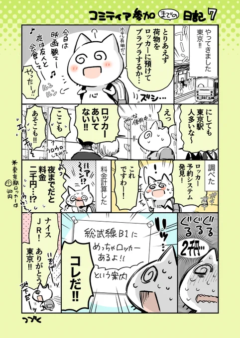 コミティア参加したいね日記【7】 #コミティア 