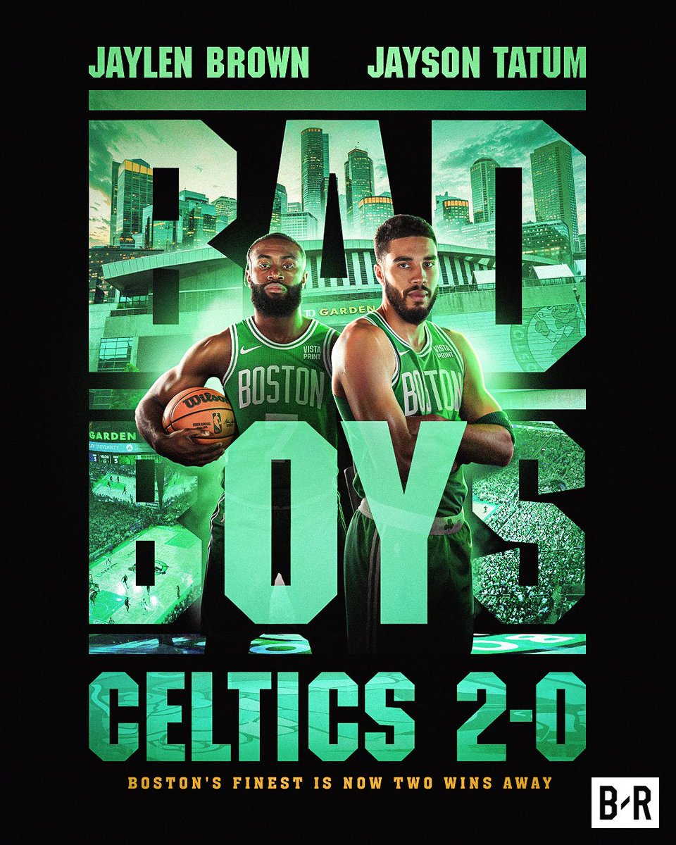 BleacherReport's tweet photo. CELTICS ARE 2 WINS AWAY FROM AN NBA TITLE ☘️ https://t.co/GAlDcvZn4r
