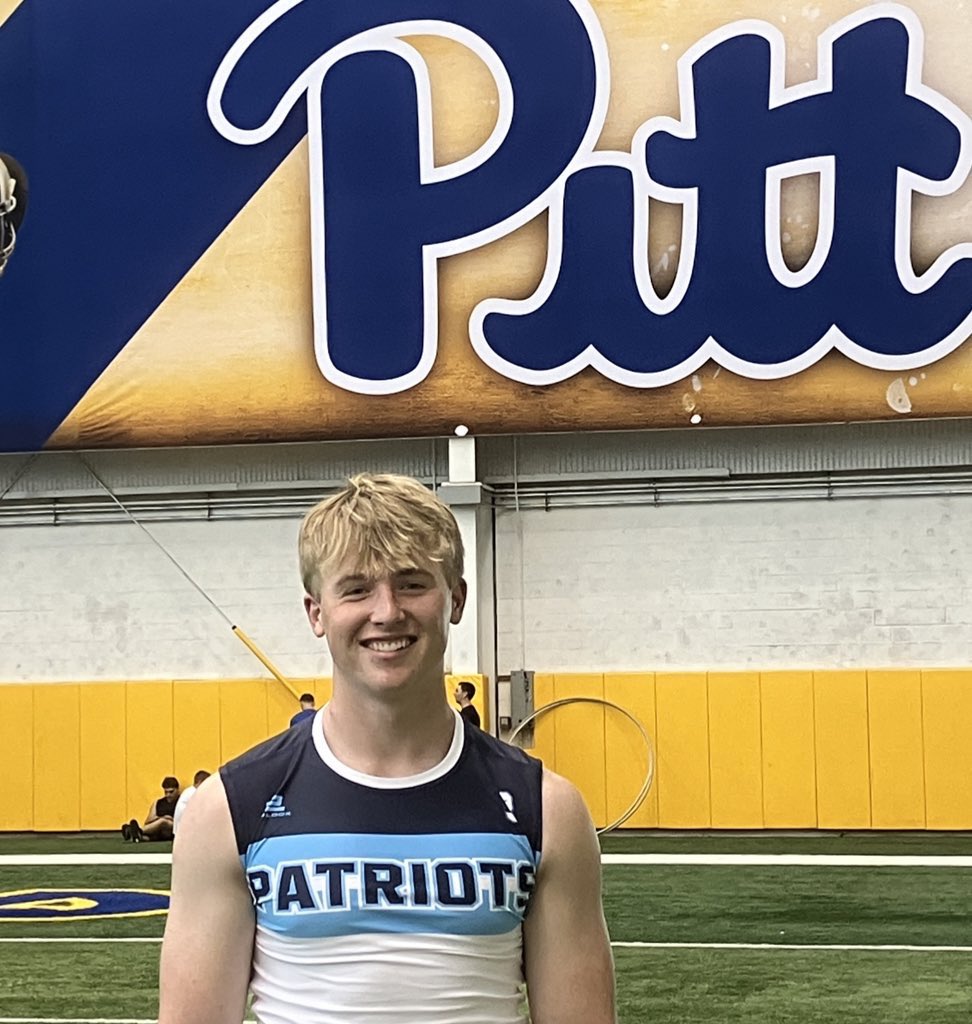 HenrySouthard5's tweet photo. Had a great day competing at @Pitt_FB, Loved the competition today! Thank you to coach @CoachCole94, and @Coach_MikeKash for speaking with me today! 
@CoachDonDukes @YHSPatriotsFB @BigBrown90 @LancasterCoach https://t.co/k6WTPx8YKO