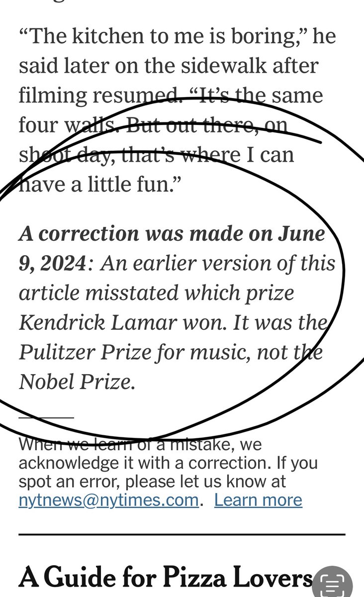 A+ correction