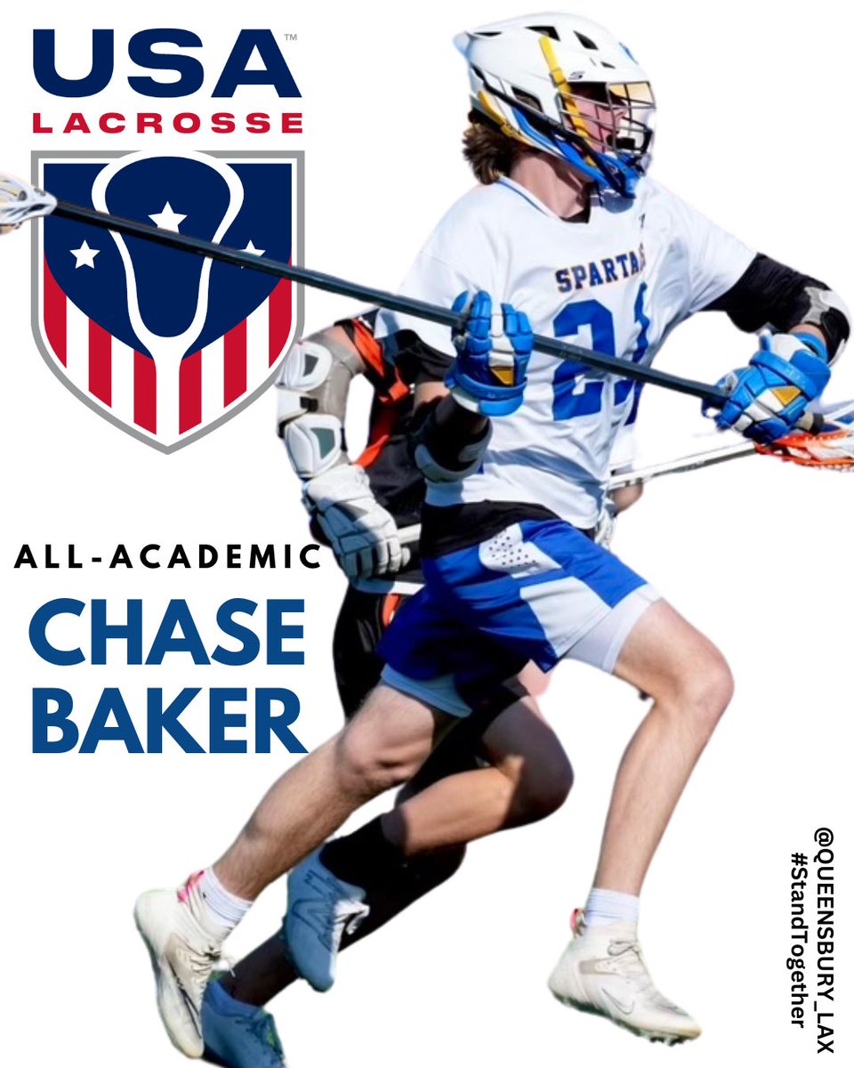 Congratulations Chase Baker (2025/Defense) on being named a <a href="/USA_Lacrosse/">USA Lacrosse</a> All-Academic! This honor recognizes players who demonstrate outstanding lacrosse skills, sportsmanship, and academic excellence. Your dedication on and off the field is truly inspiring. #StandTogether