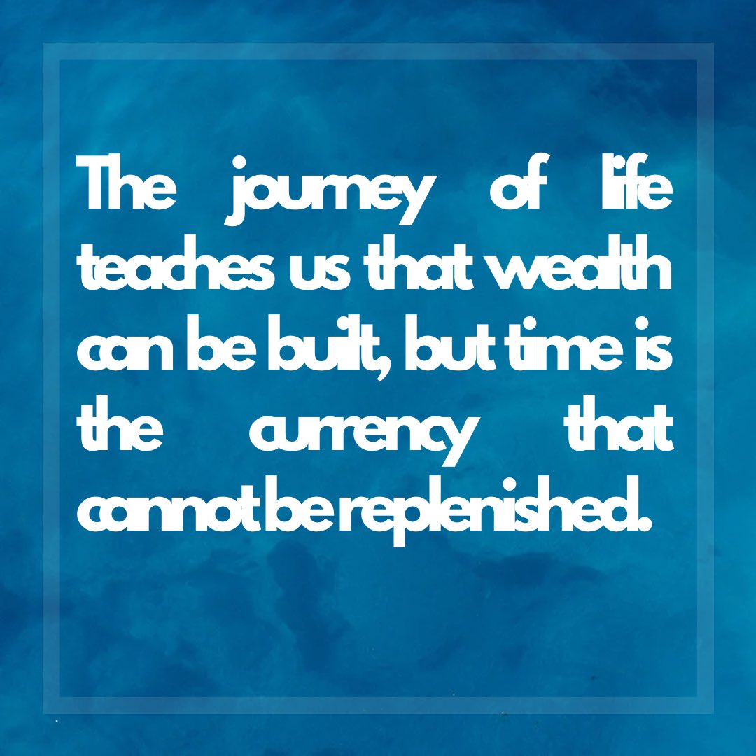 Linseymills's tweet image. The journey of life teaches us that wealth can be built, what time is the currency that cannot be replenished. #lifesjourney #lifelessonslearned #timeispreciouswasteitwisely #timeisprecious #wisdomquotes
Follow #currencyofconversations #callinzgroup #simplyoutrageous