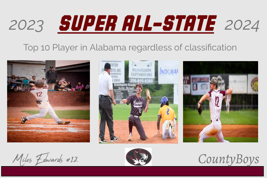 Congratulations to Miles Edwards for being named to the Super All-State team for the 2ND STRAIGHT YEAR!!!!