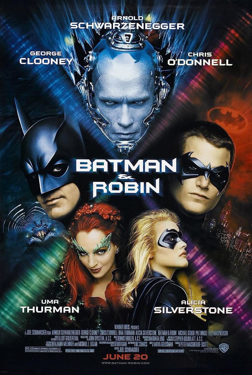 obsessedcouple's tweet photo. This Monday June 10th we are talking about the bottom of the barrel superhero movie Batman and Robin! #batman #dccomics #comicbookmovies https://t.co/Rs7lPhno4u