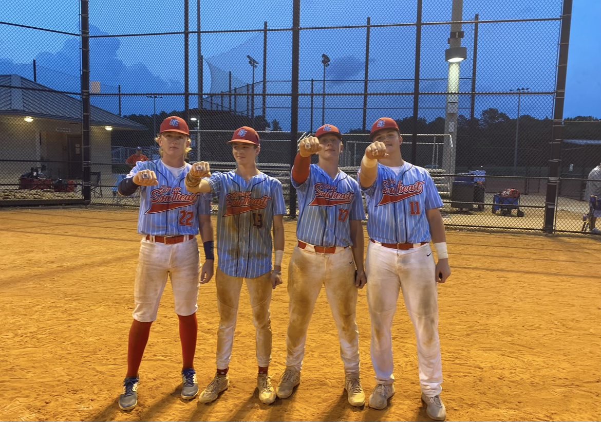 phsbaseball_16's tweet photo. Congratulations to @PiedmontHS ⚾️ &amp; @team_southeast players Brenan Hurst, Eli Johnson, Bryant Waters, &amp; Kane Stanford for winning @PG_Tourney Firehall Classic in Carrollton, GA this weekend! Bryant led the way with 2 💣’s, 2B &amp; 1B at the plate! https://t.co/VNLqnT5ANa