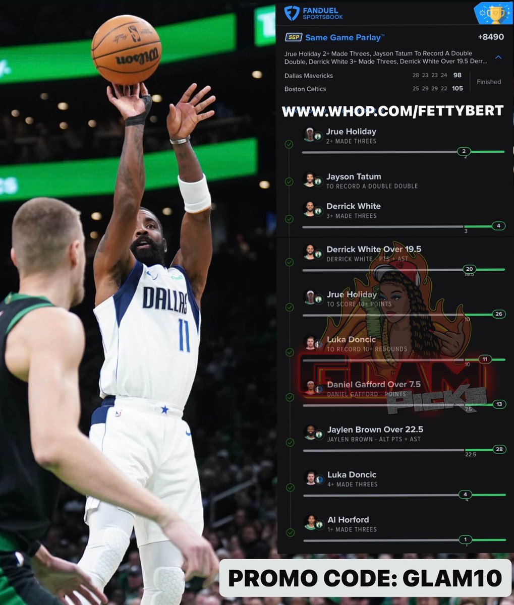 WEBCAPPIN's tweet photo. 💥BOOM +8490 CASHED ✅ We have the whole discord eating tonight!!! Click the link in bio to join use promo code : GLAM10 #nba #Gamblingx #CASHEDIT https://t.co/DFXaGipv3L