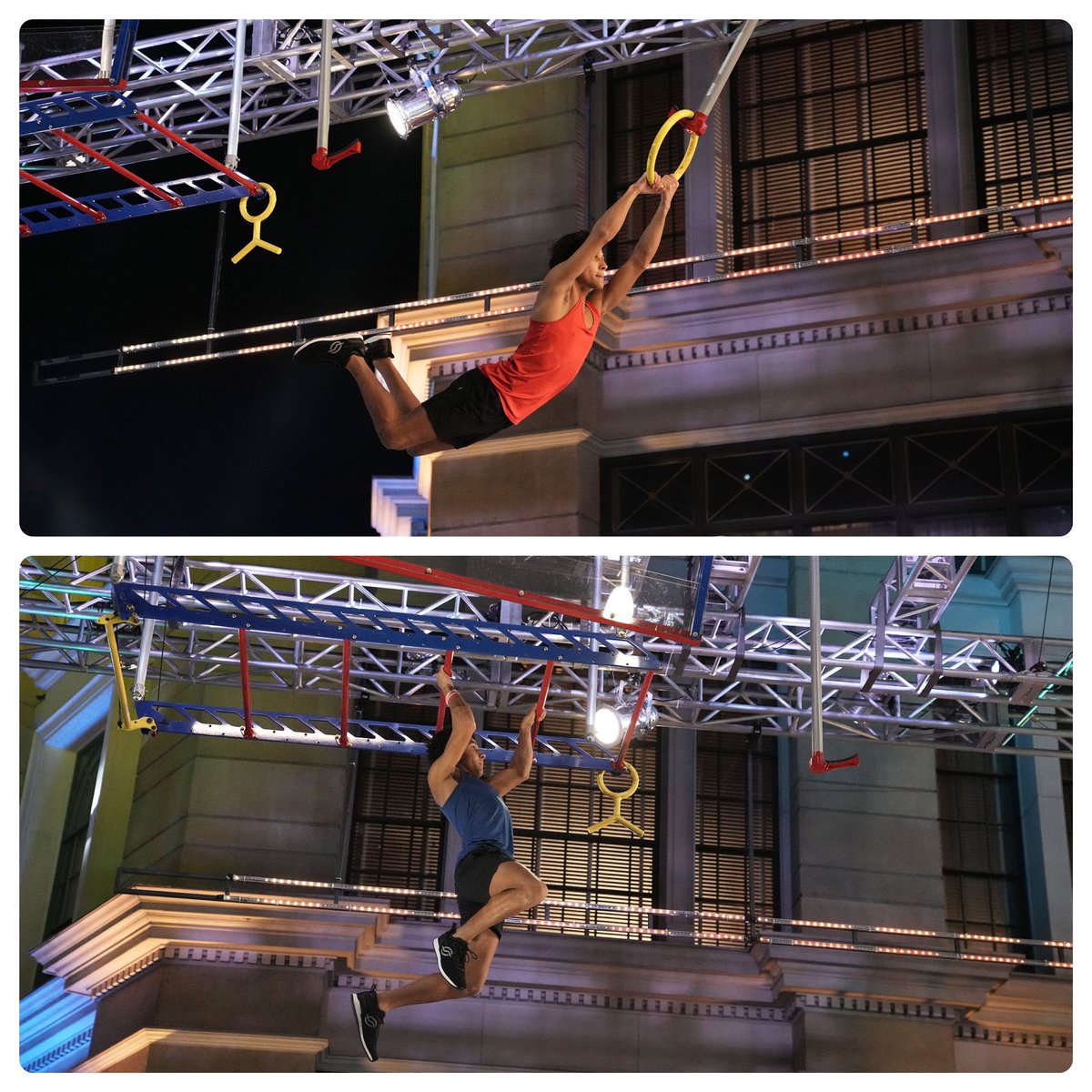 Lachlanbbtg's tweet photo. Tomorrow, MONDAY NIGHT 8/7c tune into American Ninja Warrior on NBC to see me and the twin back at it again!! https://t.co/wRewYIWKJ7