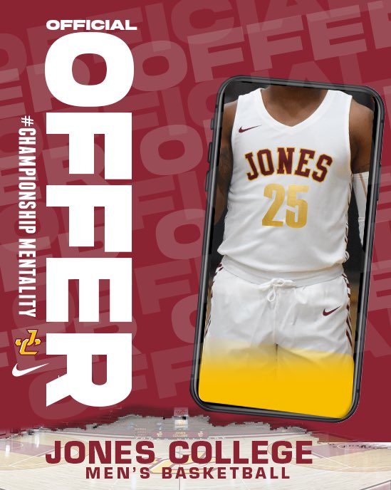 I am blessed to receive an offer from Jones College <a href="/JC_BobcatsMBK/">Jones Men’s Basketball</a> 
<a href="/coachmealer/">Newton Mealer 🏀</a> 
<a href="/coach_shortt/">Trent Short</a> 
<a href="/PcsBoys/">PCS Bobcats Men’s Basketball</a>