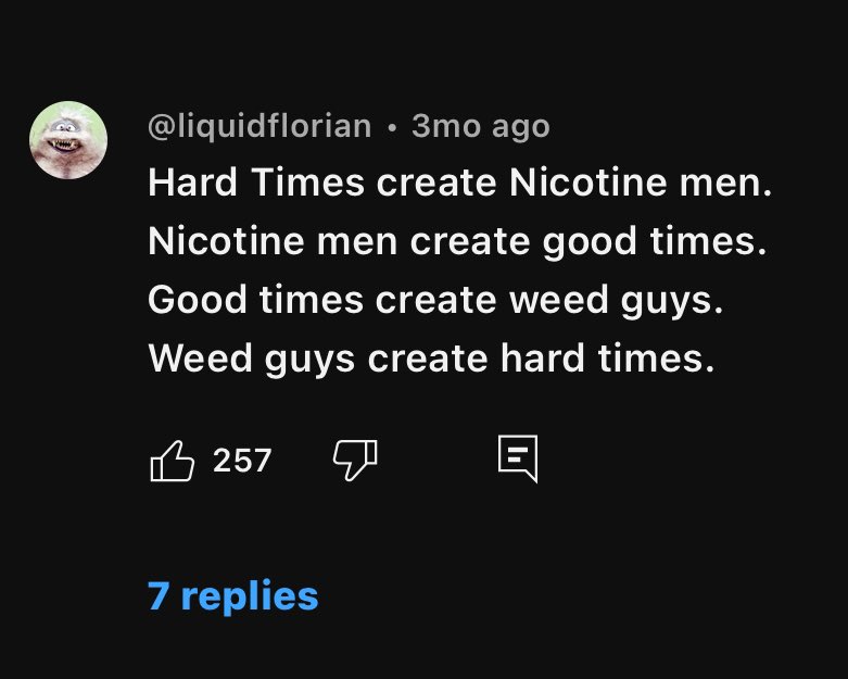 Realest Youtube comment