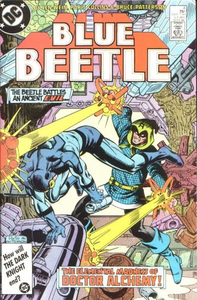 Comix_N_Games's tweet photo. Recommended #Comic - #BlueBeetle #4 (1986) - First appearance of #Question (#VictorSage) - #DrAlchemy uses the stolen #Promethium to try to give himself the powers of the #PhilosophersStone. The power becomes too much and Alchemy is turned into stone - #DC #Comics #DCcomics https://t.co/KeJxDcz2kw