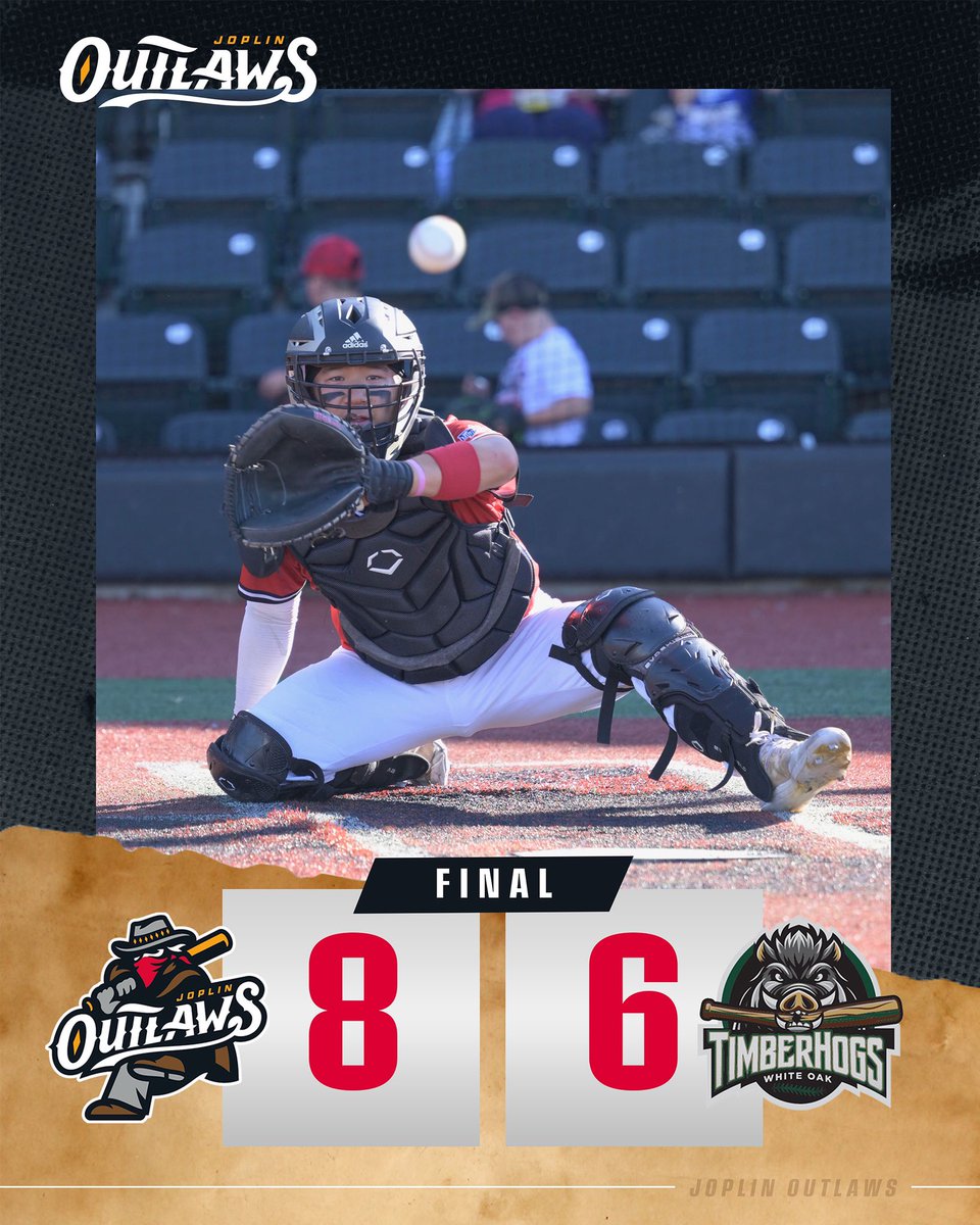 JoplinOutlaws's tweet photo. Outlaws take the win‼️

#OUTLAWSWIN https://t.co/aDqMvm2Yqj