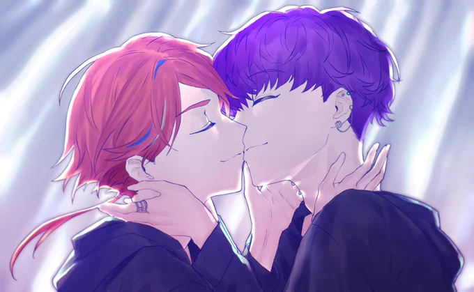 栄三で幸せなキス