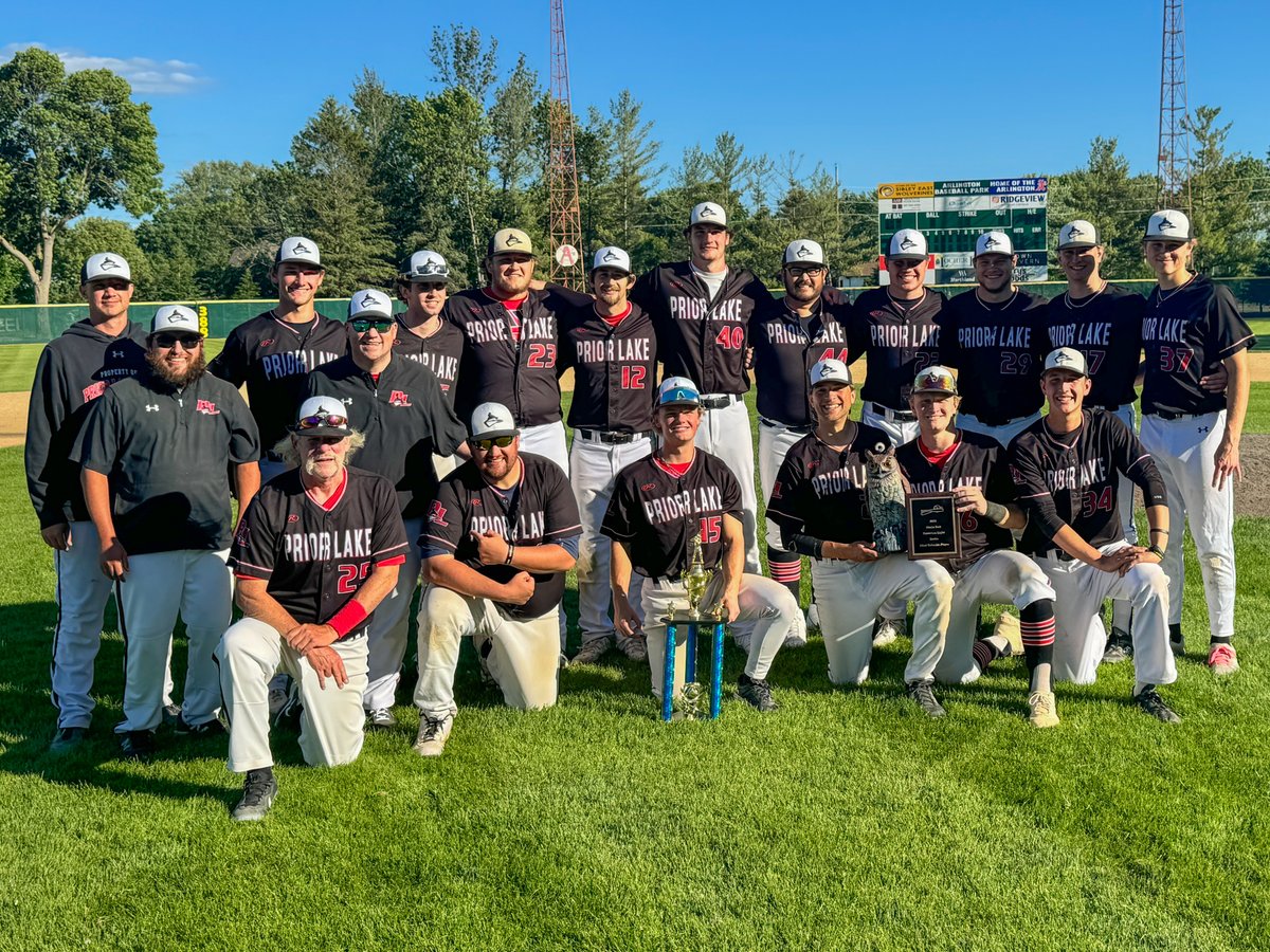 Congratulations to the Prior Lake Jays, the 2024 Arlington Grain Belt Premium Light Invite Tournament Champions! The Jays scored two runs in the seventh inning to beat the Mudcats 7-6.  #TheFriendly24 <a href="/PLJaysBaseball/">Prior Lake Jays</a>