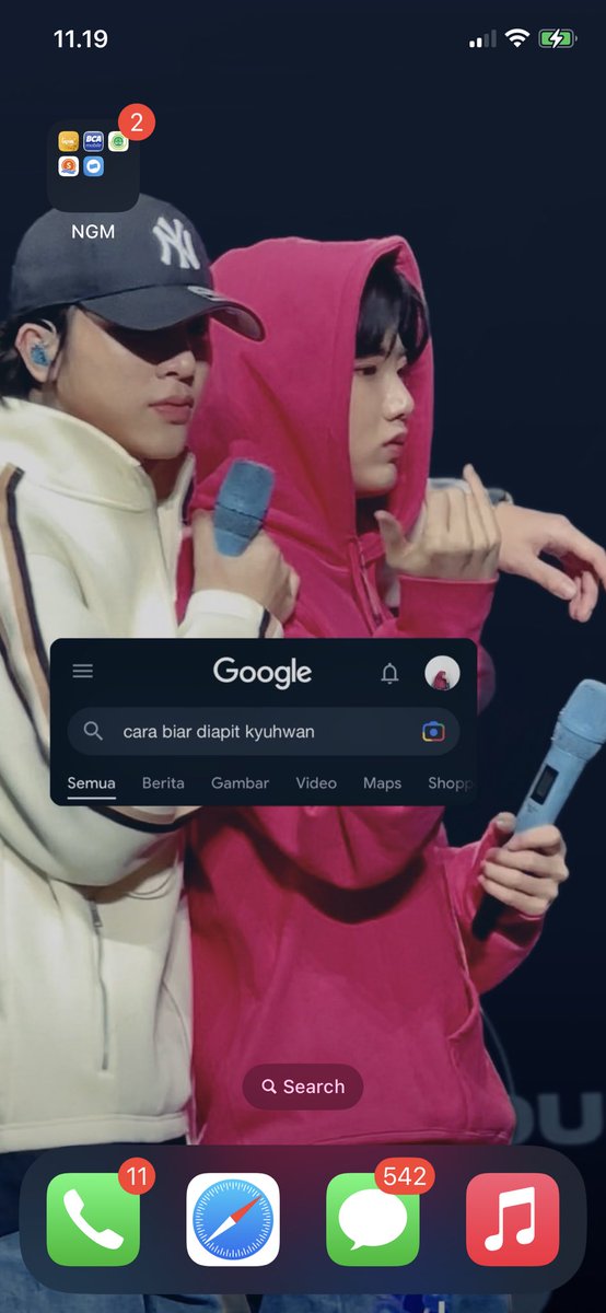 imhanuma's tweet photo. Homescreennya jadi kyuhwan 😍 https://t.co/uQL4uAy46n