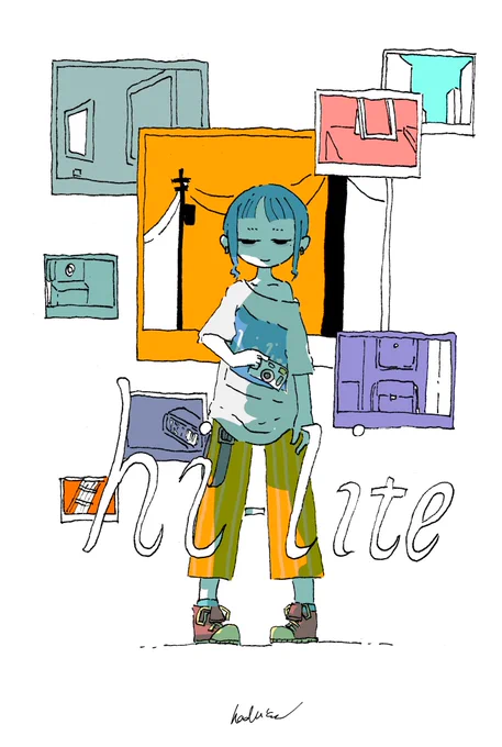 #大好きな色の世界を共有したい飽く事なく、オレンジ。 
