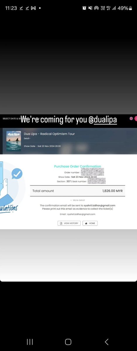 Cykrow's tweet photo. Dua ticket for dua lipa please 😝😝😝 https://t.co/y4njihGVOY