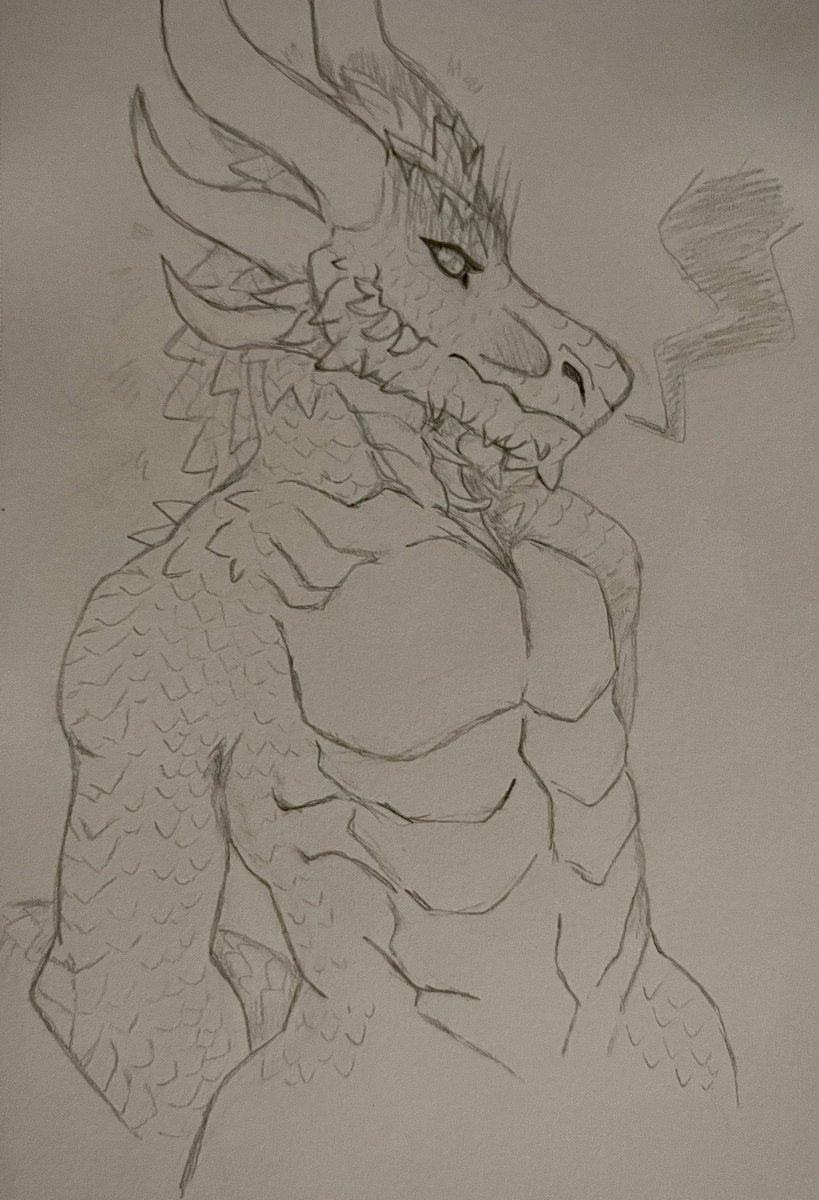 dino_death's tweet photo. Dragon man doodle https://t.co/SEWSHoMuWg