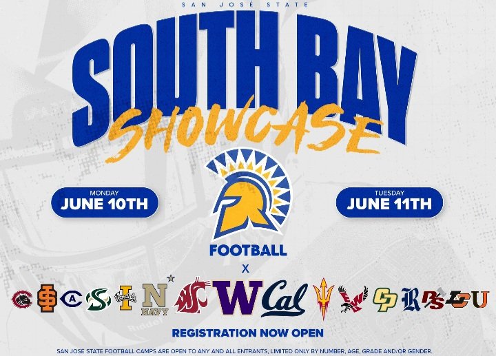 TylerStroup_9's tweet photo. Looking forward to competing at the @SanJoseStateFB camp on Monday June 10th!

@BlackHatFootbal @WCPSacramento @linebackrschool https://t.co/4u8QVILHO3