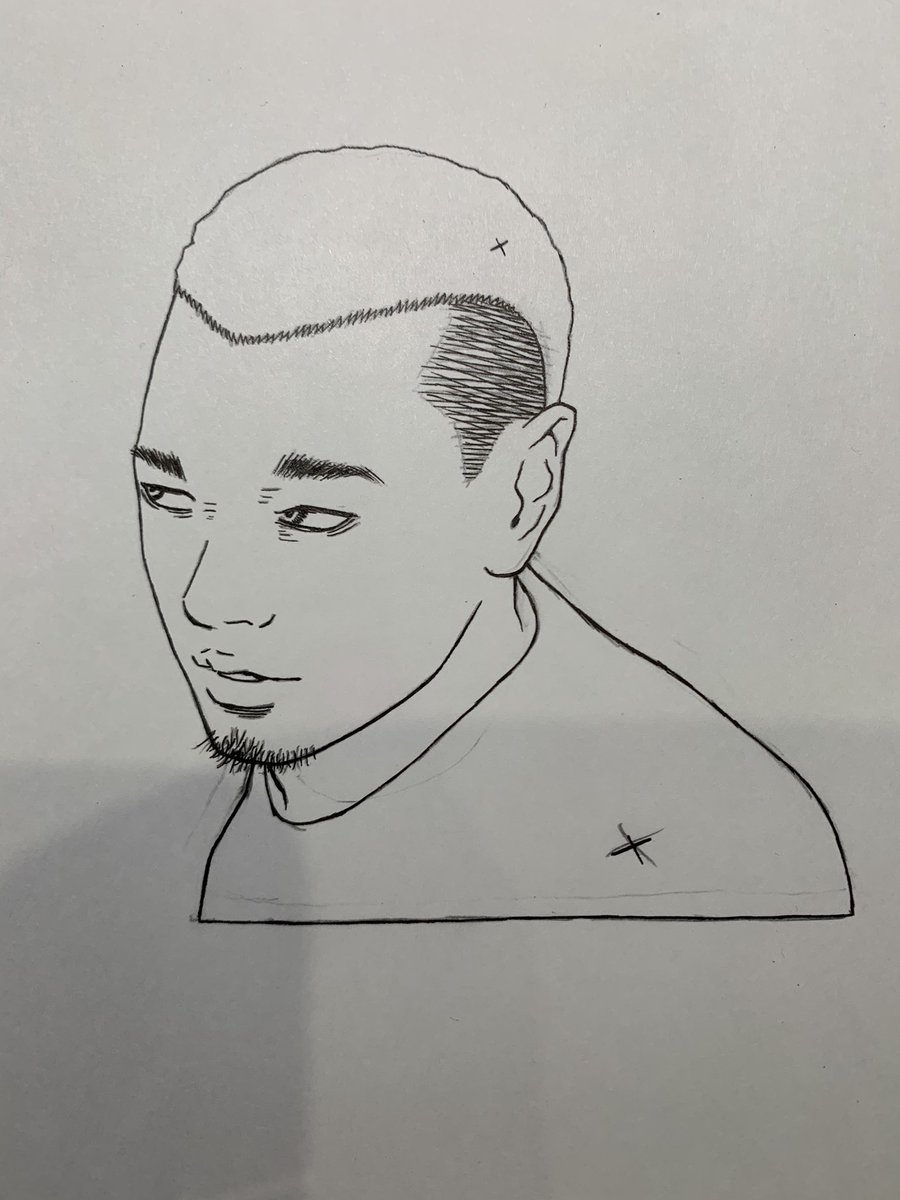 Webサイト用の自画像

輪郭をシュッとさせて鼻筋を高くして目を大きくして髪を増やして
もう僕じゃありません 