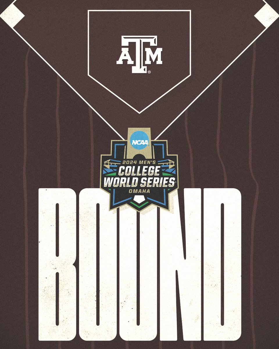 OMAHA BOUND 🚨

No. 3 <a href="/AggieBaseball/">Texas A&M Baseball</a> explodes for 15 runs in Game 2 of the Bryan-College Station Regional to down Oregon and advance to the #MCWS!

<a href="/NCAABaseball/">NCAA Baseball</a> x #ItJustMeansMore