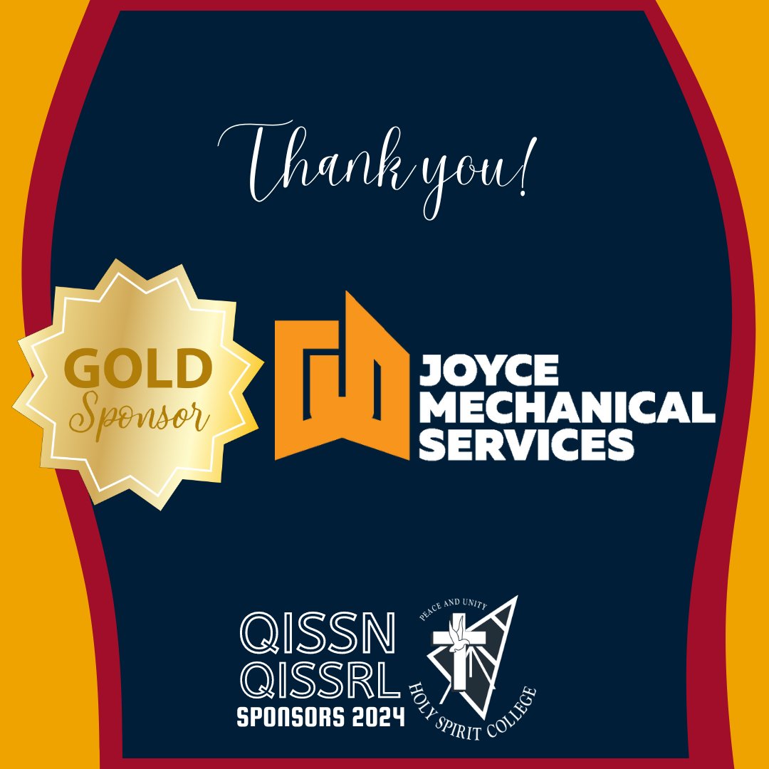 MackayHoly's tweet photo. 🌟 We would like to give a big THANK YOU to one of our Gold QISSN and QISSRL Sponsors, Joyce Mechanical Services. It is because of our Sponsors' generous support that our students can have these incredible experiences. Thank you! https://t.co/SLtHyyT44c